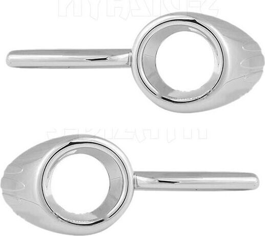 S-dizayn Protections for Car Doors Side Door Protective Trim Fiat Grande Punto 5D 2006 Chrome 8pcs 8pcs Silver