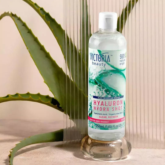 Victoria Beauty Hydra Shot Apă Micelară Demachiant Ochi cu Acțiune Hidratantă și Controlul Sebumului 350ml