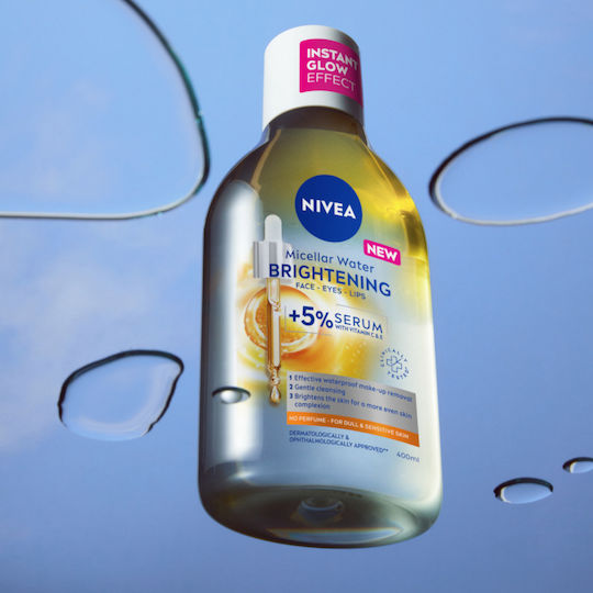 Nivea Nivea Illuminating Micellar Wasser Für Make-up-Entferner Gesicht Augen & Lippen Für Aufhellung 400ml