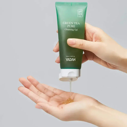 Yadah Grüner Tee Gel Gesichtsreiniger mit Antioxidativer & Anti-Aging Wirkung 100ml
