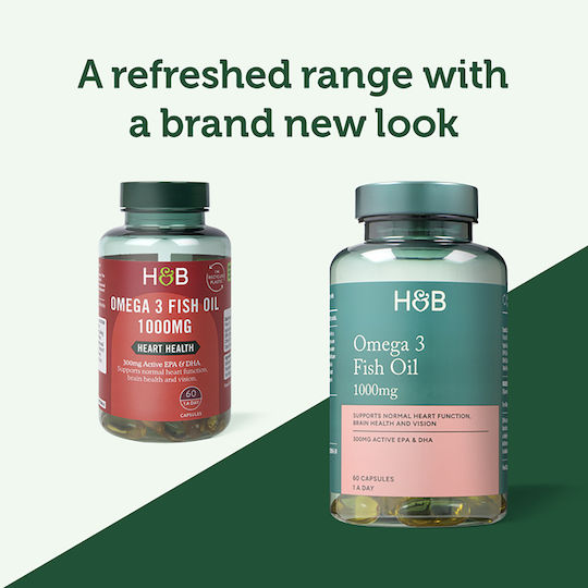 Holland & Barrett Ωμέγα 3 Ιχθυέλαιο 1000mg 60 κάψουλες