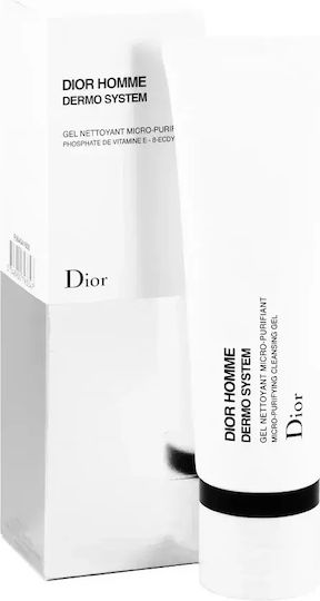 Dior Homme Dermo System Gel De Curățare Micro Purificator Pentru Față Bărbați 125ml