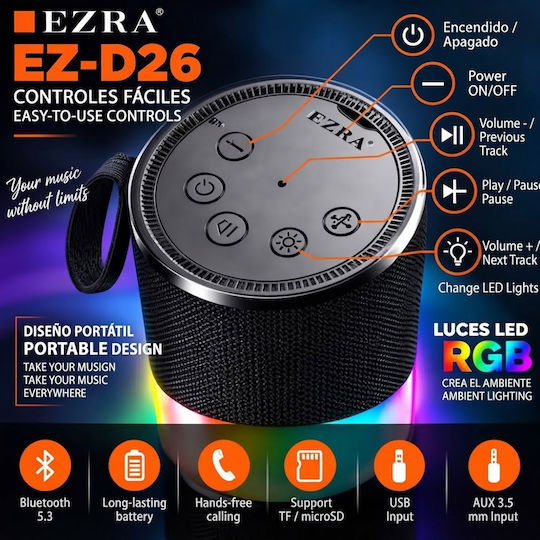 EZ-D26 Bluetooth Speaker Black