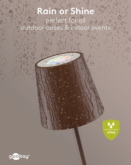 Goobay LED Floor Lamp H122cm with RGBW Light 220lm Copper