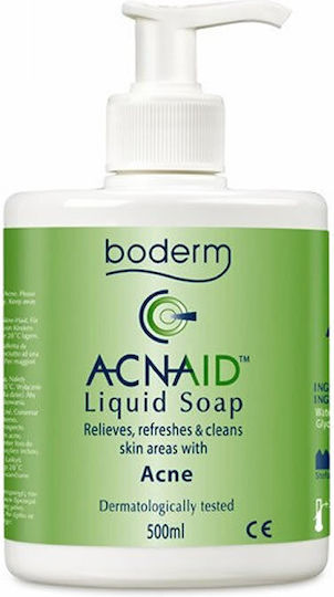 Boderm Acnaid Lichid de Curățare pentru Față pentru Controlul Sebumului și Acțiune Hidratantă 500ml