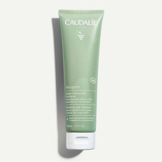 Caudalie Vinopure Gesichtsreinigungsgel für Kontrolle der Fettigkeit & Gegen Unvollkommenheiten 150 ml