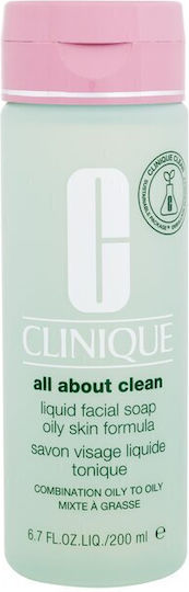 Clinique All About Clean Lichid de Curățare a Feței cu Acțiune Hidratantă 200ml
