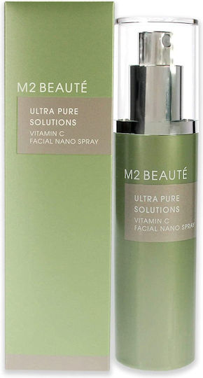 M2 Beaute Ultra Pure Solutions Loțiune Vitamina C Demachiant Față cu Acțiune Antiîmbătrânire și Antioxidantă 75ml