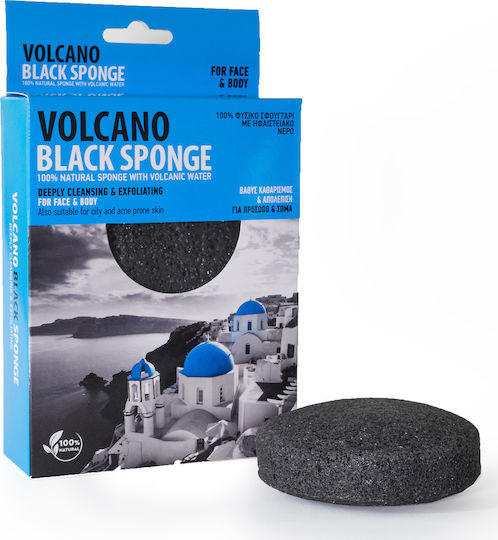 OliveSpa Santo Volcano Spa Konjac-Schwämme zur Gesichtsreinigung mit feuchtigkeitsspendender Wirkung