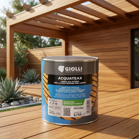 Giolli Impregnation Varnish Water Dark Walnut Matte 750ml
