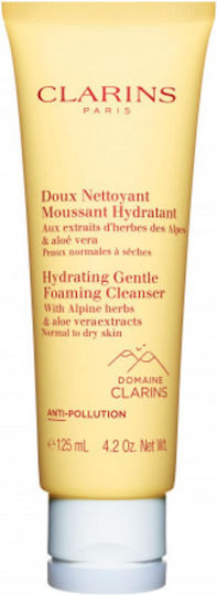 Clarins Hydrating Gentle Foam Facial Cleanser with Moisturizing & Oil Control Action 125ml