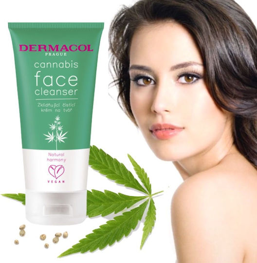 Dermacol Cannabis Facial Cleansing Cream with Moisturizing and Soothing Action 150ml