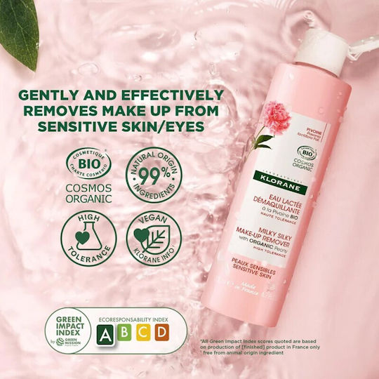 Klorane Milky Silky Facial Cleanser Emulsion for Brightening and Soothing Action 200ml