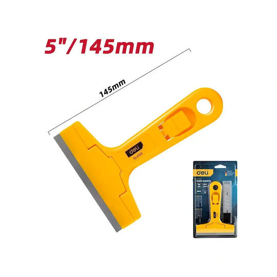 Deli Răzuitoare de Lucru cu Mâner de Plastic 100mm 1buc