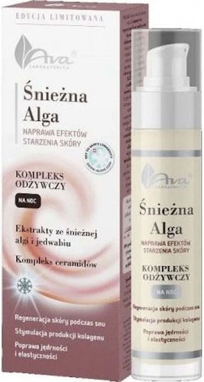 Ava Laboratorium Snow Algae Face Moisturizer Night Cream for Moisturizing & Firming with Ceramides 50ml