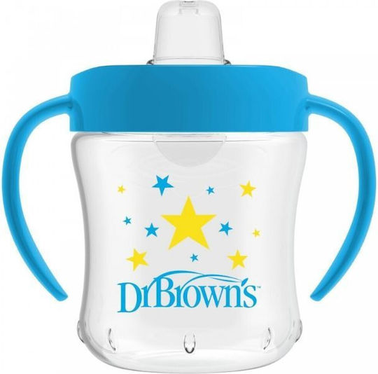 Dr. Brown's Baby Cup made of Plastic Blue 180ml for 6m+m+