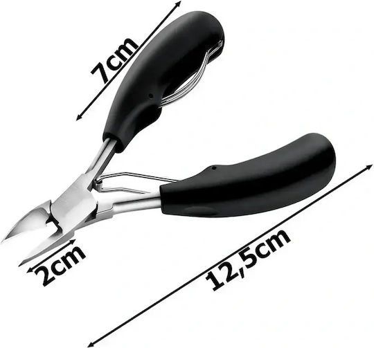 Foarfece Profesional Pentru Unghii Și Cuticule 12,5cm Oțel Inoxidabil Mâner Ergonomic Precizie Și Confort
