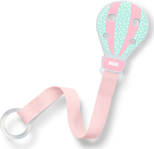 Nuk Panglică Accesorii Suzete Balon cu aer cald din Țesătură Roz