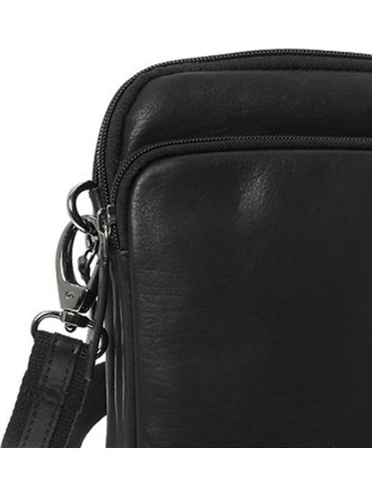 Geantă de Umăr / Tip Crossbody Neagră pentru Bărbați