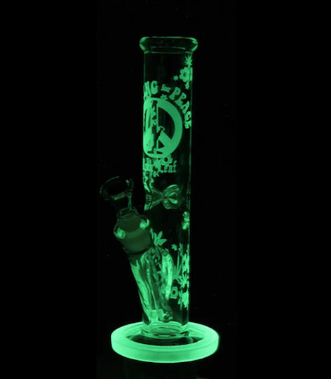 Black Leaf Bong 350mm Διάφανο