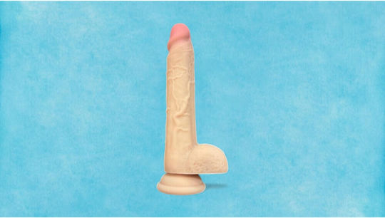 Realistic Dildo with Scrotum and Suction Cup