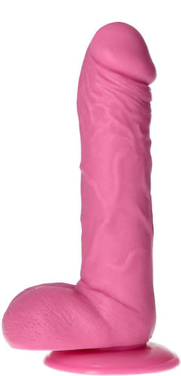 Toyz4lovers Realistisches Dildo mit Hoden und Saugnapf Fuchsie 28cm