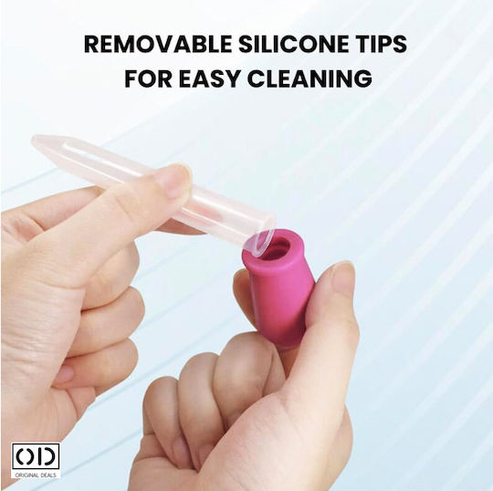 Pipetă gradată multifuncțională din PVC siliconic 5 ml roz Oferte originale