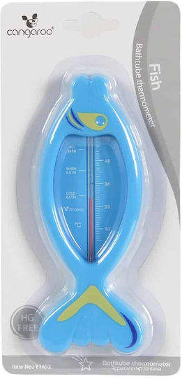 Cangaroo Analogic Termometru de baie Peștișor 10°C până la 50°C Albastru 103026
