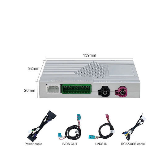 Digital IQ Auto-Audiosystem für Suzuki Swift, Skoda Superb, Land Rover Discovery, Dodge Journey und Chrysler Vision 2016–2019 (Bluetooth/USB/Wi-Fi/GPS/Apple CarPlay/Android Auto) mit 8-Zoll-Touchscreen