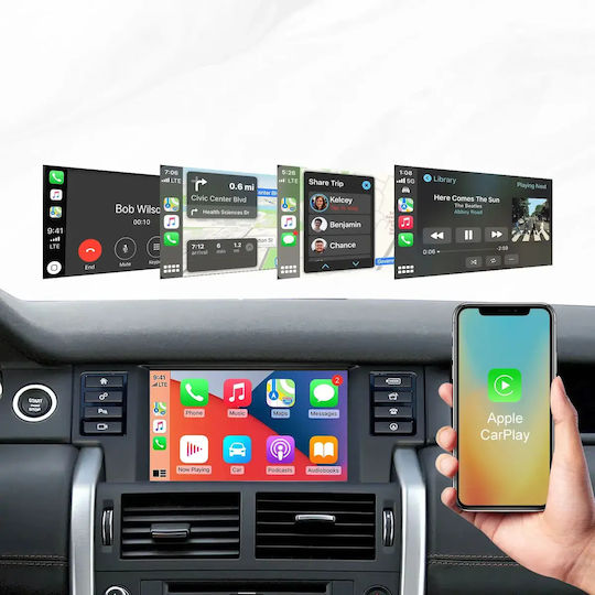Digital IQ Auto-Audiosystem für Suzuki Swift, Skoda Superb, Land Rover Discovery, Dodge Journey und Chrysler Vision 2016–2019 (Bluetooth/USB/Wi-Fi/GPS/Apple CarPlay/Android Auto) mit 8-Zoll-Touchscreen