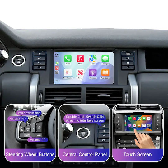 Digital IQ Auto-Audiosystem für Suzuki Swift, Skoda Superb, Land Rover Discovery, Dodge Journey und Chrysler Vision 2016–2019 (Bluetooth/USB/Wi-Fi/GPS/Apple CarPlay/Android Auto) mit 8-Zoll-Touchscreen