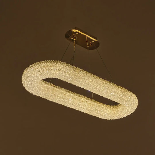 Corp de iluminat suspendat auriu LED