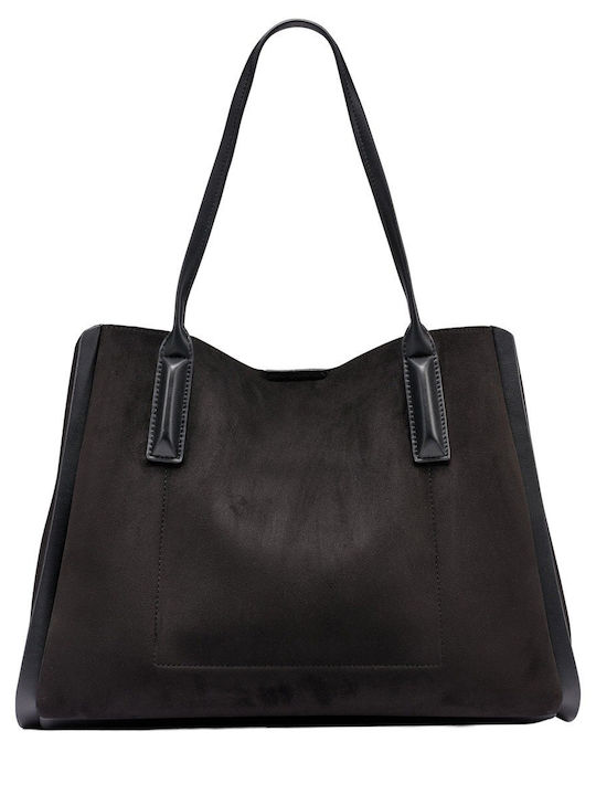 Josie Fabric Women's Tote Bag Black / Silver