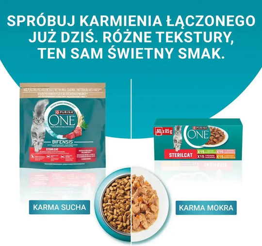 Purina One Hrană Umedă pentru Pisici Adulte 60x85gr