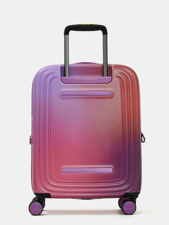 Mandarina Duck Logoduck Βαλίτσα Ταξιδίου Καμπίνας Ροζ με 4 Ρόδες Ύψους 55εκ.