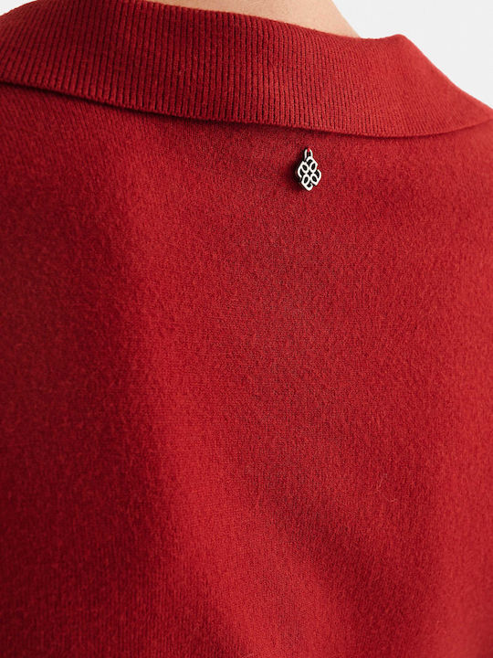 Women's Long Sleeve Blouse Red