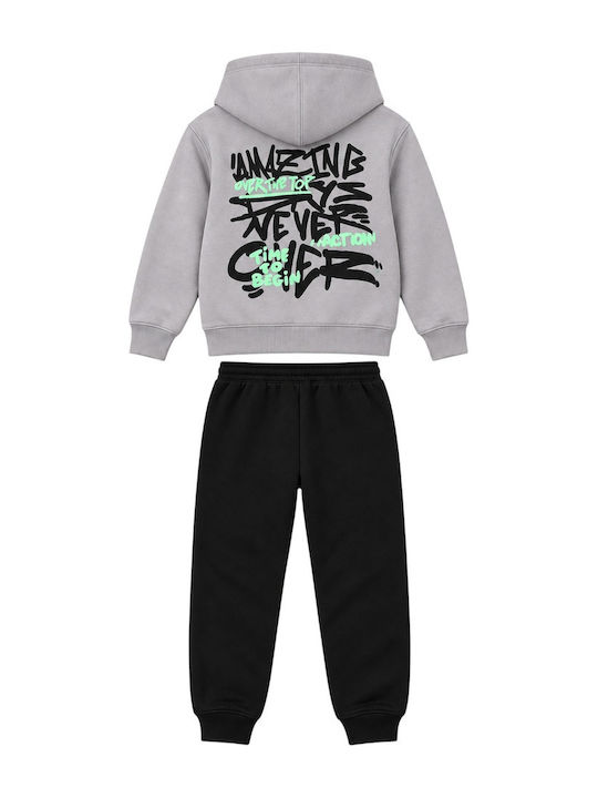 Kinder Jogginganzug-Set Grau 2-tlg.
