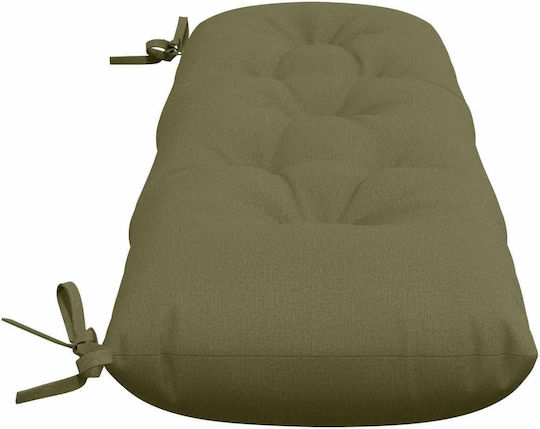 vidaXL Vianen Garden Bench Cushion Olive Green 30x120 cm