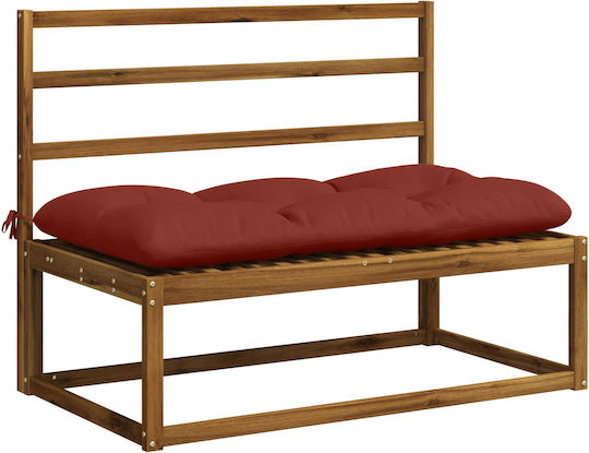 vidaXL Vianen Garden Bench Cushion Red 60x120 cm