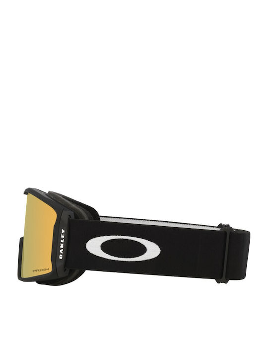 Oakley Snow Mască de Schi și Snowboard pentru Adulți Neagră cu Lentilă Neagră