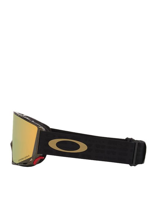 Oakley Snow Mască de Schi și Snowboard pentru Adulți Multicoloră cu Lentilă Multicoloră