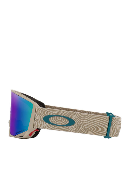 Oakley Snow Mască de Schi și Snowboard pentru Adulți Multicoloră cu Lentilă Multicoloră
