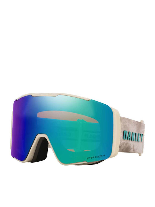 Oakley Line Miner Pro M Snow Маска за Ски за Възрастни в Бяло с Многоцветни Стъкла Oakley Line Miner Pro M Snow Маска за Ски за Възрастни в Бяло с Многоцветни Стъкла