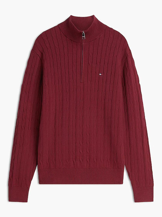 Pulover Cu Mâneci Lungi Bordeaux