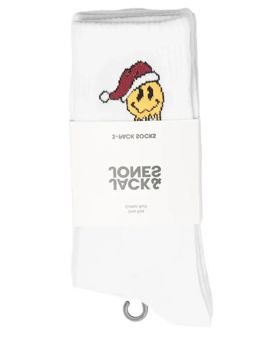 Jack & Jones Ανδρικές Κάλτσες Λευκό 3Pack