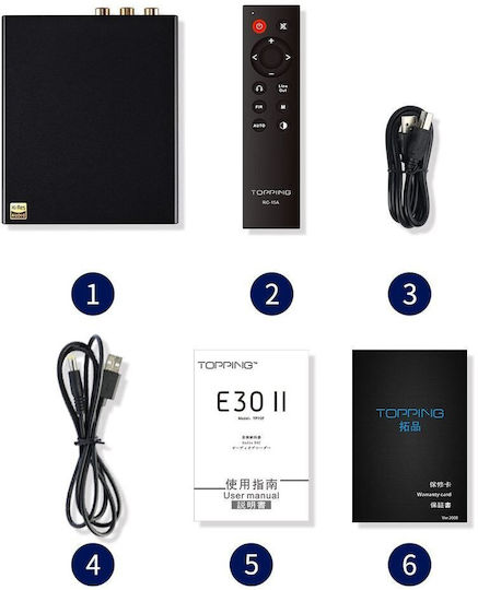 Topping E30 II Bk – USB-DAC der Hi-Fi-Klasse Tpp