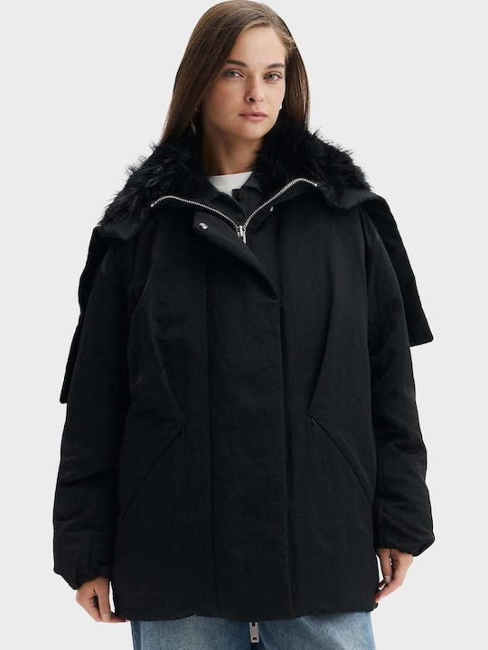 Дамско Зимно Яке Black