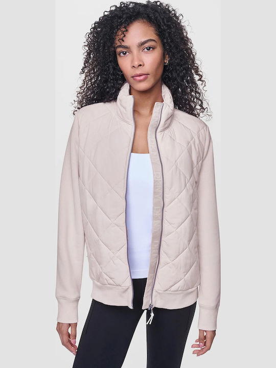 Long Beige Women's Winter Jacket