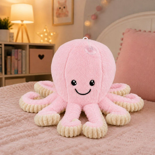 Lean Toys Plüschtier Plüsch-Oktopus 16 cm