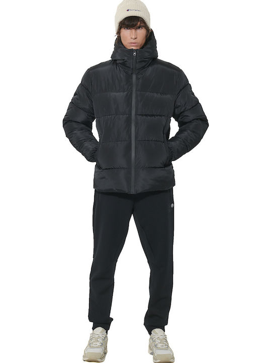 Winter Puffer Jacket Waterproof and Windproof Black